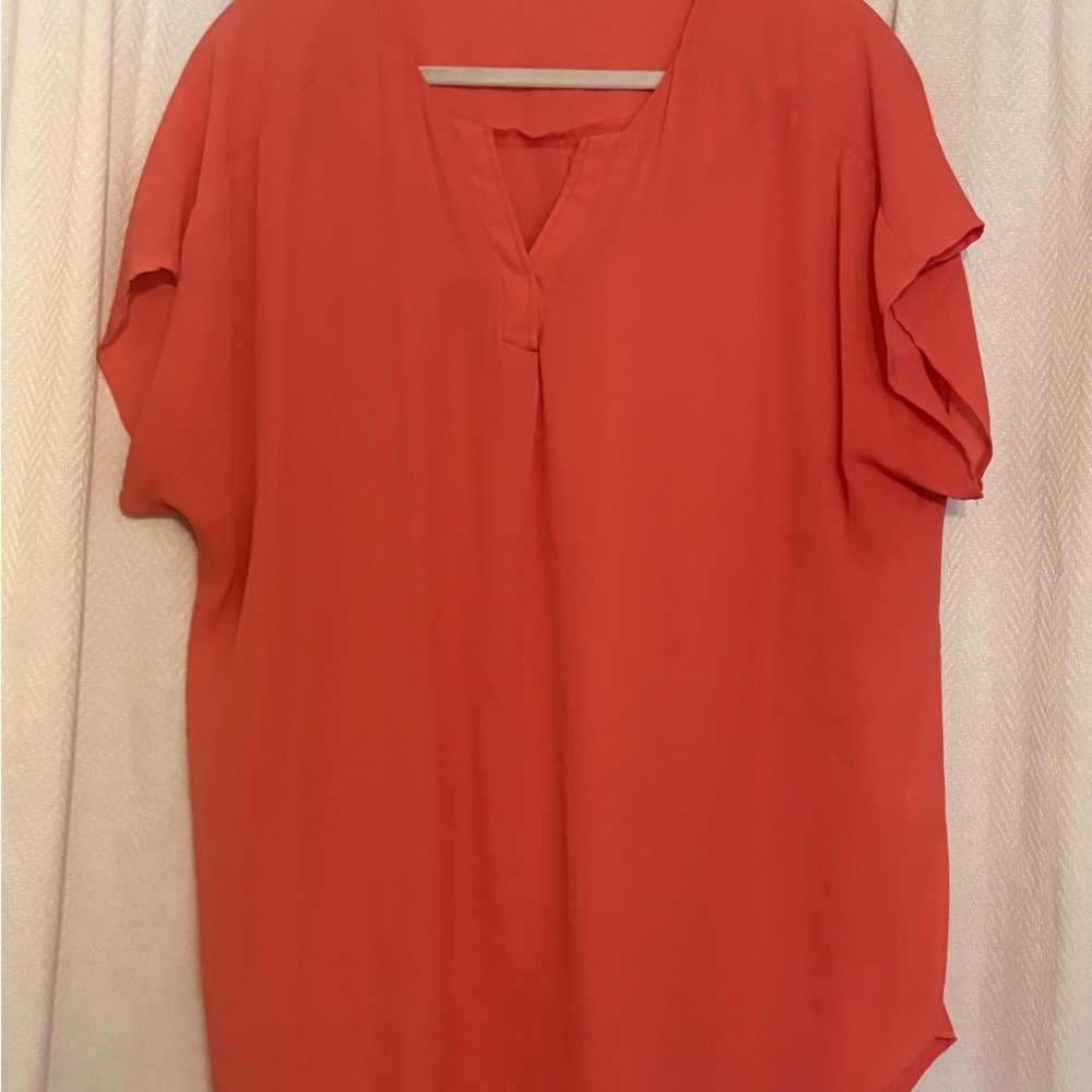 Cato Women's Coral Blouse